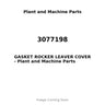 3077198 - GASKET ROCKER LEAVER COVER