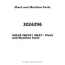 3026296 - VALVE INSERT INLET