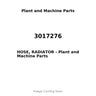 3017276 - HOSE, RADIATOR
