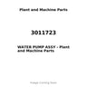 3011723 - WATER PUMP ASSY