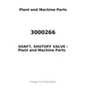 3000266 - SHAFT, SHUTOFF VALVE