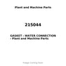 215044 - GASKET - WATER CONNECTION