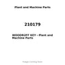 210179 - WOODRUFF KEY