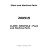 200919 - CLAMP, MANIFOLD