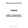 195952 - O-RING - AFTERCOOLER