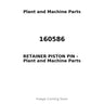 160586 - RETAINER PISTON PIN