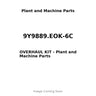 9Y9889.EOK-6C - OVERHAUL KIT
