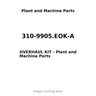 310-9905.EOK-A - OVERHAUL KIT