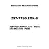 297-7750.EOK-B - 3066 OVERHAUL KIT