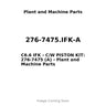 276-7475.IFK-A - C6.6 IFK - C/W PISTON KIT: 276-7475 (A)