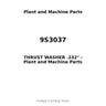 9S3037 - THRUST WASHER .232"
