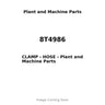 8T4986 - CLAMP - HOSE
