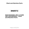 8N8972 - MAIN BEARING (PR) 0.51MM (NO LUB.GROOVE)