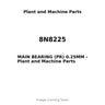 8N8225 - MAIN BEARING (PR) 0.25MM
