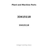 33415118 - WASHER, VALVE SPRING