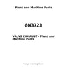 8N3723 - VALVE EXHAUST