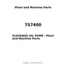7S7400 - SCAVENGE OIL PUMP
