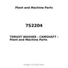 7S2204 - THRUST WASHER - CAMSHAFT