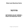 7E7779 - RETAINER VALVE SPRING