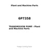 6P7358 - TRANSMISSON PUMP