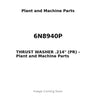 6N8940P - THRUST WASHER .214" (PR)