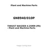 6N8940/010P - THRUST WASHER 0.25MM (PR)
