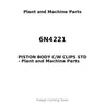 6N4221 - PISTON BODY C/W CLIPS STD