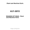 617-2072 - BEARING KIT MAIN