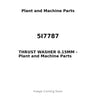 5I7787 - THRUST WASHER 0.15MM