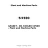 5I7690 - GASKET - OIL COOLER COVER