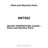 4N7562 - WATER TEMPERATURE GUAGE