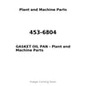 453-6804 - GASKET OIL PAN