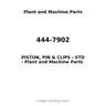 444-7902 - PISTON, PIN & CLIPS - STD