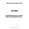 3P4002 - TRANSMISSION OIL PUMP