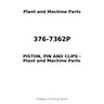 376-7362P - PISTON, PIN AND CLIPS