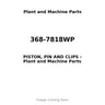 368-7818WP - PISTON, PIN AND CLIPS