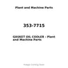 353-7715 - GASKET OIL COOLER