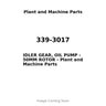 339-3017 - IDLER GEAR, OIL PUMP - 50MM ROTOR