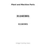 3116C001 - RING GEAR, FLYWHEEL - 134 TEETH