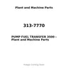 313-7770 - PUMP FUEL TRANSFER 3500