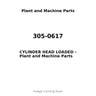 305-0617 - CYLINDER HEAD LOADED