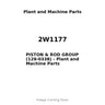 2W1177 - PISTON & ROD GROUP (129-0338)