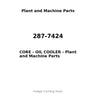 287-7424 - CORE - OIL COOLER