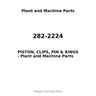 282-2224 - PISTON, CLIPS, PIN & RINGS