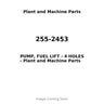255-2453 - PUMP, FUEL LIFT - 4 HOLES