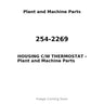 254-2269 - HOUSING C/W THERMOSTAT