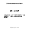 254-2267 - HOUSING C/W THERMOSTAT (82 Deg C)