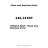 246-3150P - THRUST ASSY