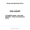 245-4324T - CYLINDER HEAD, C/W CAM BUSHES