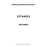 2674A825 - TURBOCHARGER